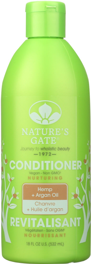 NATURE'S GATE: Nourishing Conditioner Hemp + Argan Oil, 18 oz