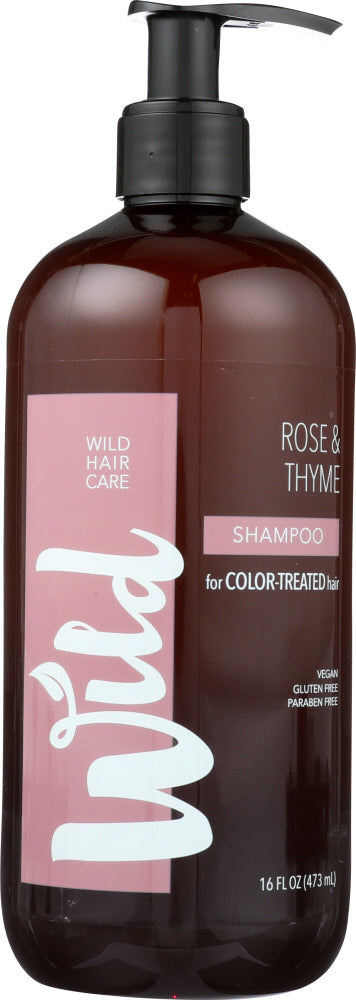 WILD: Shampoo Rose Thyme, 16 fo