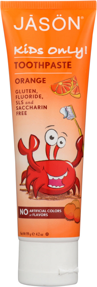 JASON: Toothpaste Kids Orange, 4.2 oz – Shop Wellth