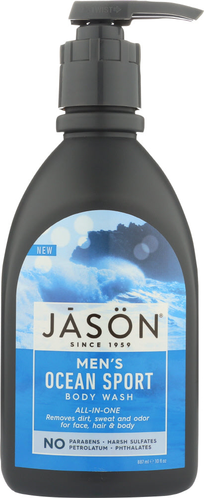 JASON: Body Wash Mens Ocean Sport, 30 fo