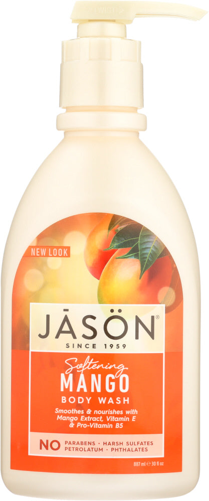 JASON: Body Wash Softening Mango, 30 oz