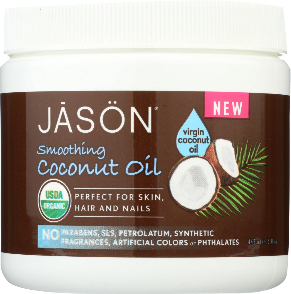 JASON: Organic Smoothing Coconut Oil, 15 oz