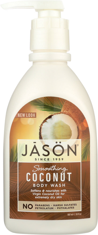 JASON: Body Wash Smoothing Coconut, 30 oz