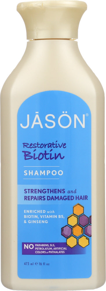 JASON: Shampoo Restorative Biotin, 16 oz