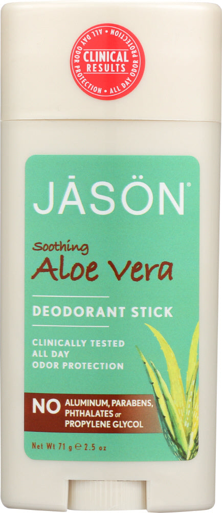 JASON: Deodorant Stick Soothing Aloe Vera, 2.5 oz