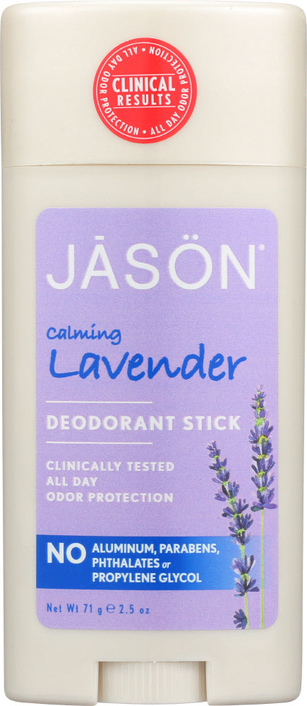 JASON: Deodorant Stick Calming Lavender, 2.5 oz