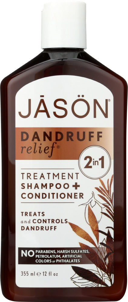 JASON: Dandruff Relief Shampoo + Conditioner, 12 oz
