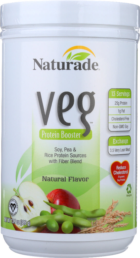 NATURADE: Veg Protein Booster Natural Flavor, 13.7 oz
