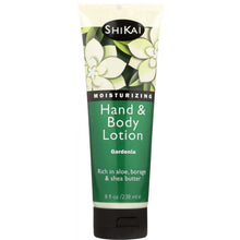 Load image into Gallery viewer, SHIKAI: All Natural Hand &amp; Body Lotion Gardenia, 8 oz
