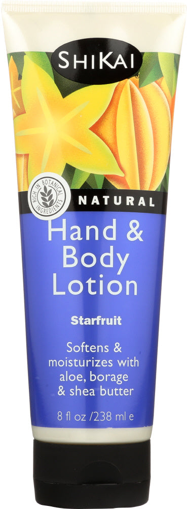 SHIKAI: Moisturizing Hand & Body Lotion Starfruit, 8 oz