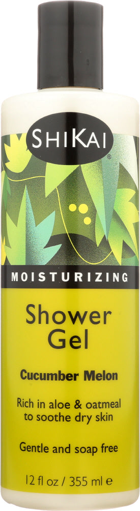 SHIKAI: All Natural Moisturizing Shower Gel Cucumber Melon, 12 oz