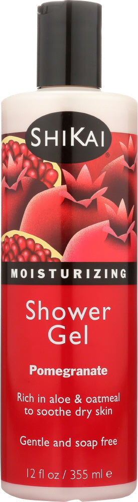 SHIKAI: Moisturizing Shower Gel Pomegranate, 12 oz