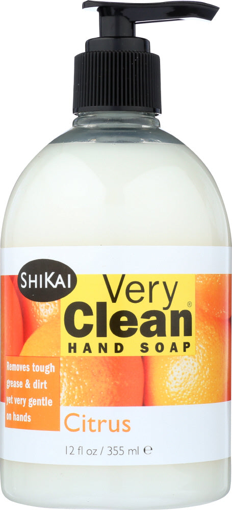 SHIKAI: Very Clean Liquid Hand Soap Citrus, 12 Oz