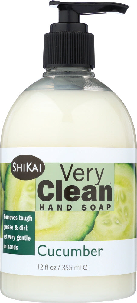 SHIKAI: Very Clean Liquid Hand Soap Cucumber, 12 Oz