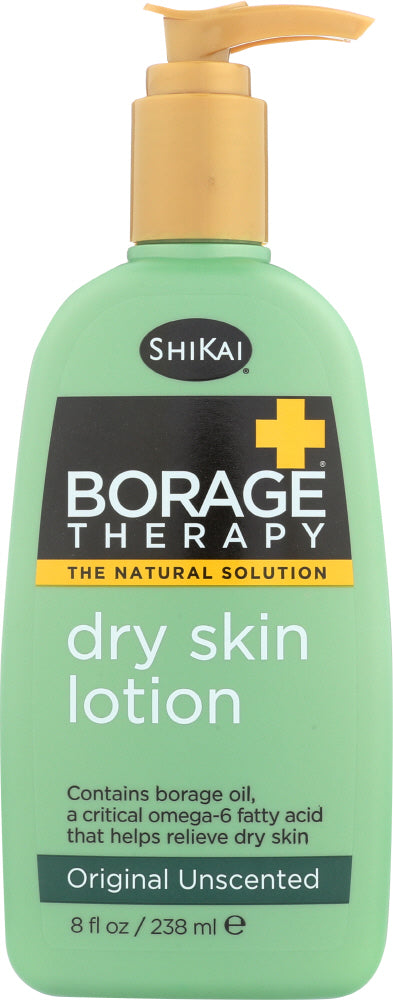 SHIKAI: Borage Therapy Dry Skin Lotion Original Unscented, 8 oz