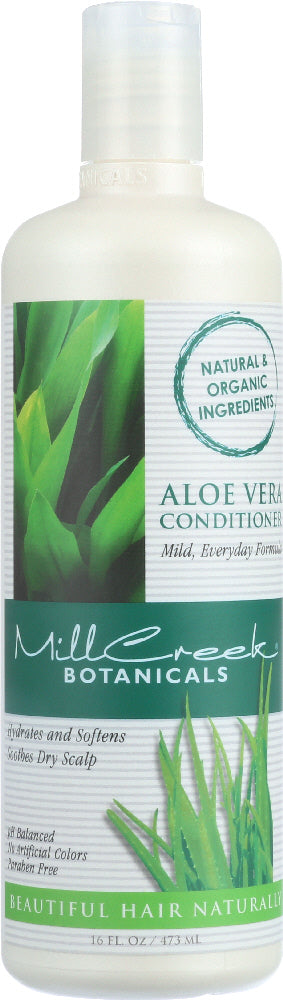 MILL CREEK: Aloe Vera Conditioner Mild Formula, 16 oz