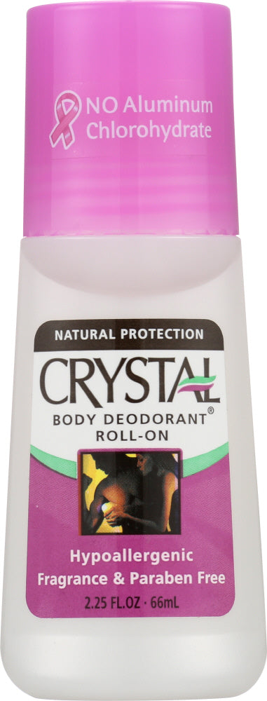 CRYSTAL BODY DEODORANT: Roll-On Fragrance Free, 2.25 oz