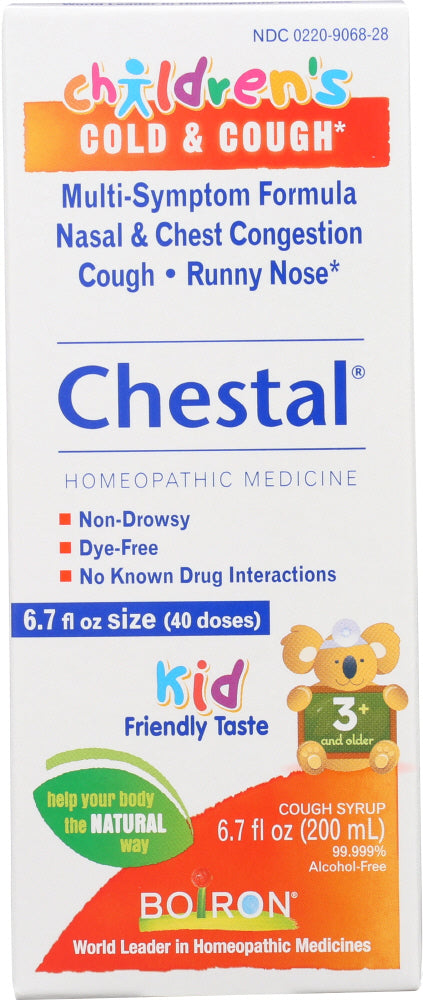 BOIRON: Childrens Chestal Cold & Cough, 6.7 fo