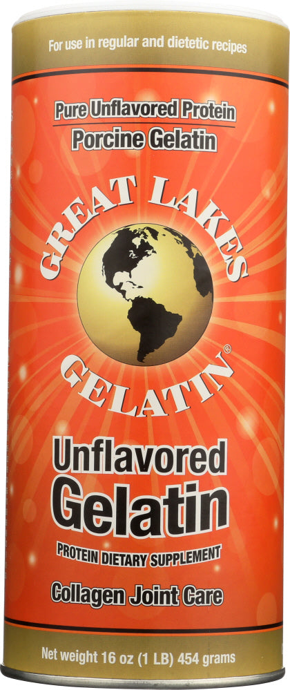GREAT LAKES: Porcine Gelatin Collagen Joint Care Unflavored, 1 lb