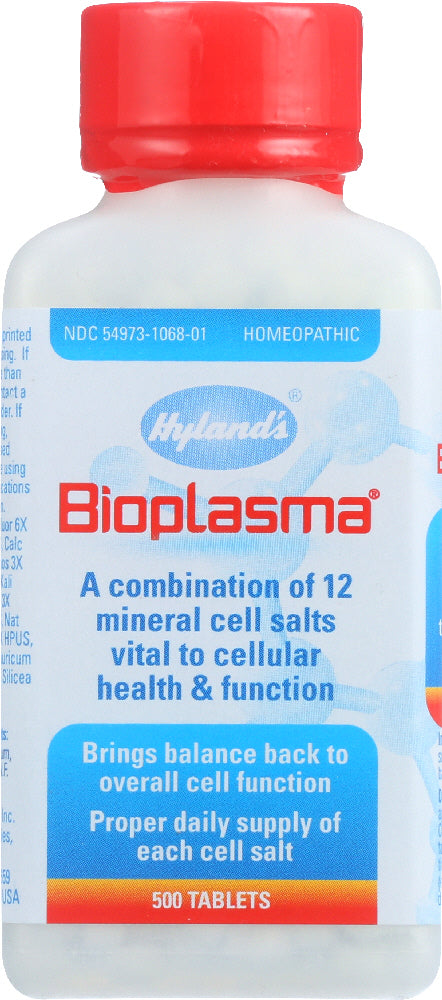HYLAND'S: Homeopathic Bioplasma, 500 Tablets