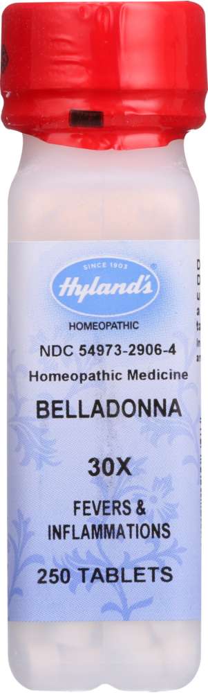 HYLAND: Belladonna 30X, 250 tablets
