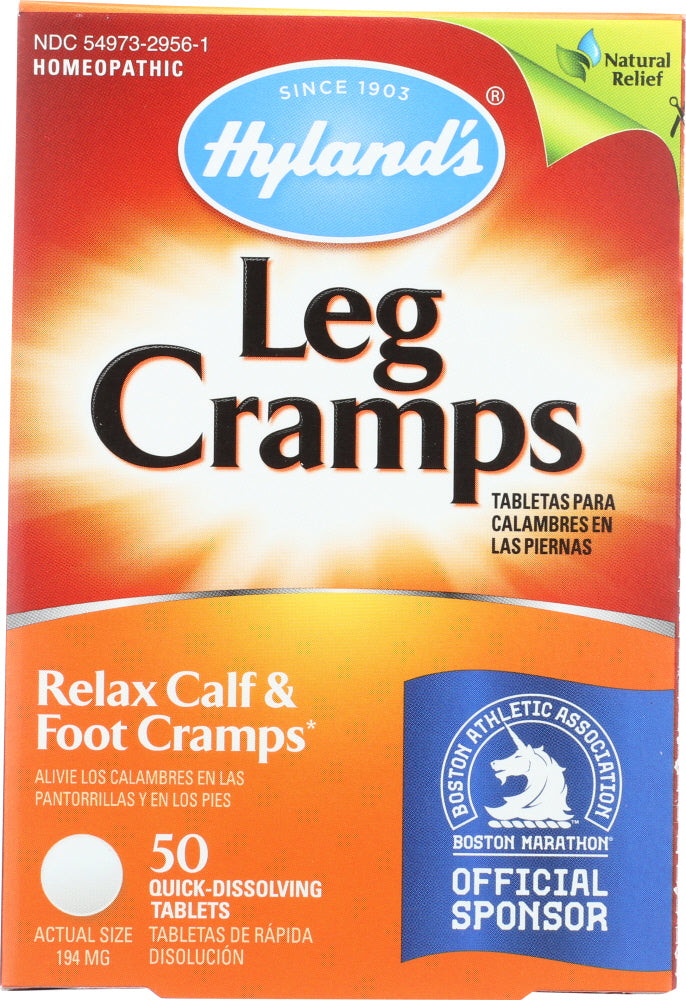 HYLAND'S: Leg Cramps Homeopathic Natural Relief, 50 Tablets