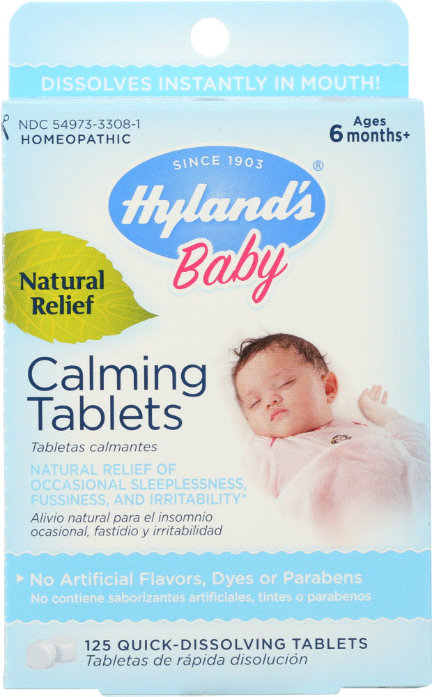 HYLAND: Tablet Calming New Baby, 125 tablets