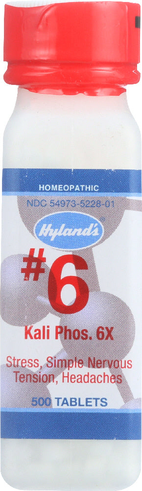 HYLAND'S: No.6 Kali Phosporicum 6X, 500 Tablets