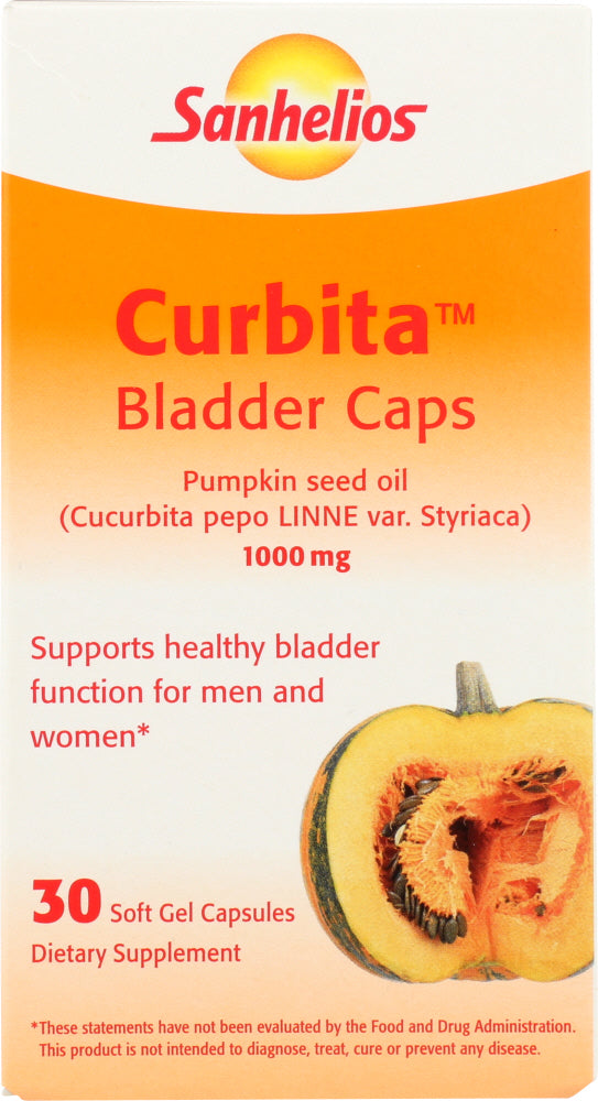 SANHELIOS: Curbita Bladder Caps 1000 mg, 30 Softgel Capsules