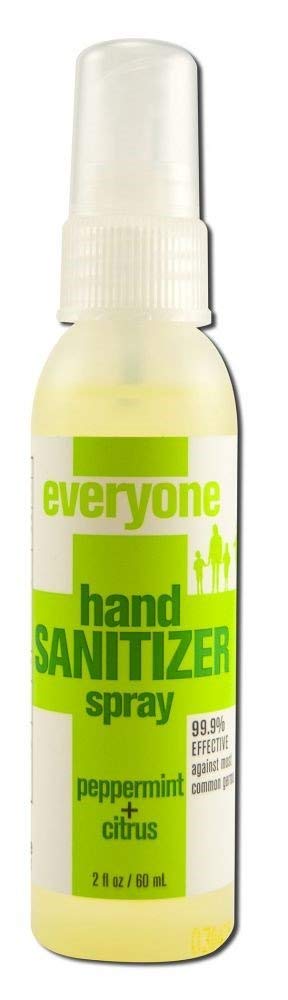 EVERYONE: Peppermint Citrus Hand Sanitizer Spray,  2 oz