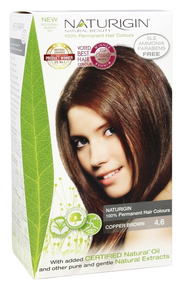 NATURIGIN: Hair Color 4.6 Copper Brown, 3.9 oz