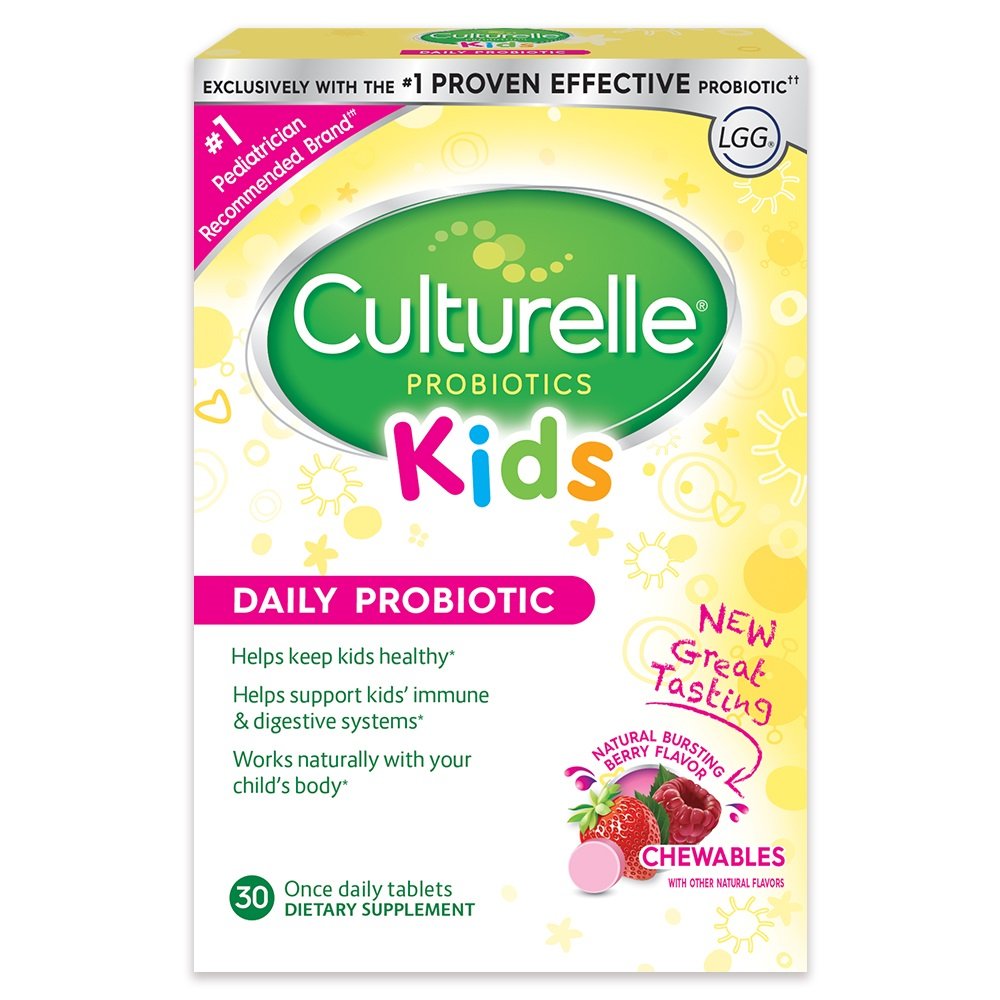 CULTURELLE: Kids Daily Probiotic Chewables, 30 pc