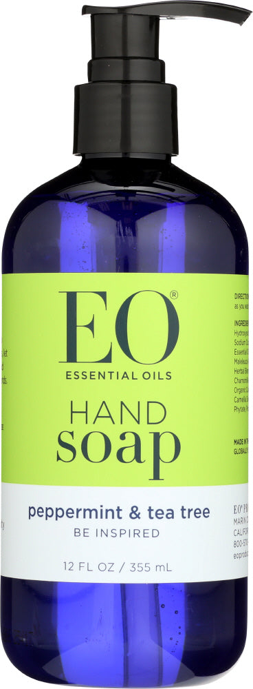 EO: Hand Soap Peppermint Tea Tree, 12 oz