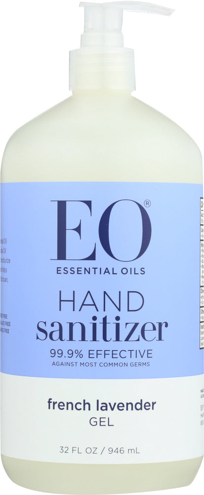 EO:  Hand Sanitizer Gel Lavender, 32 oz
