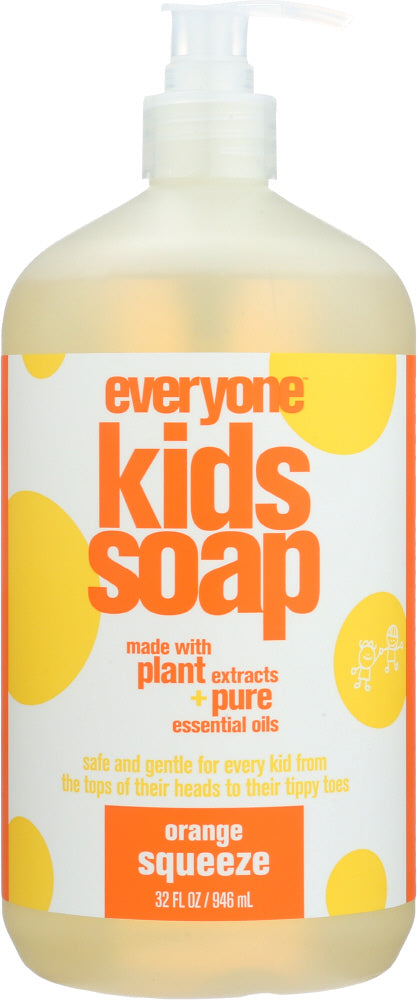 EO PRODUCTS: Everyone for Kids 3-in-1 Orange Squeeze Soap, 32 oz