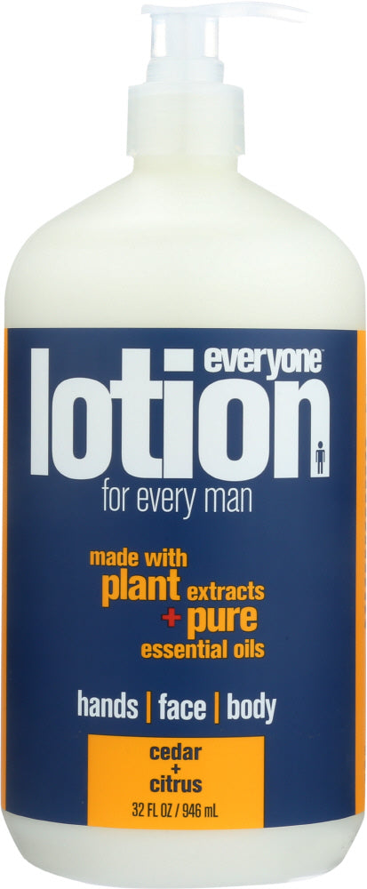 EVERYONE: Lotion for Men 3-in-1 Cedar + Citrus, 32 oz