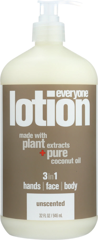EVERYONE: 3-in-1 Unscented Lotion, 32 oz