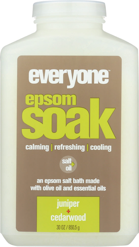 EVERYONE: Bath Epsom Soak Juniper and Cedarwood, 30 oz