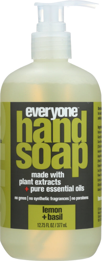 EVERYONE: Liquid Hand Soap Lemon & Basil, 12.75 oz