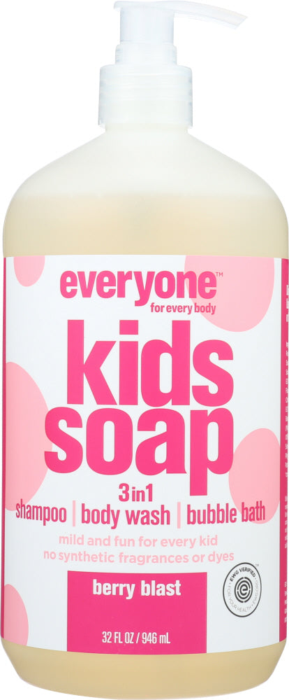 EVERYONE: Kids 3-in-1 Soap Berry Blast, 32 oz