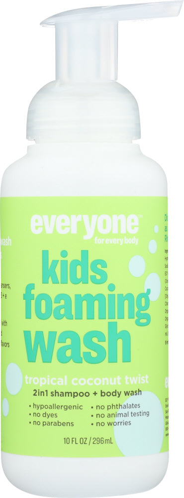 EVERYONE: Soap Foaming Kids Tropical Coconut Twist, 10 oz