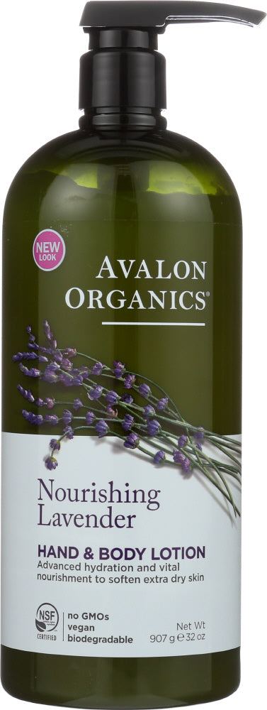 AVALON ORGANICS: Hand & Body Lotion Lavender, 32 oz