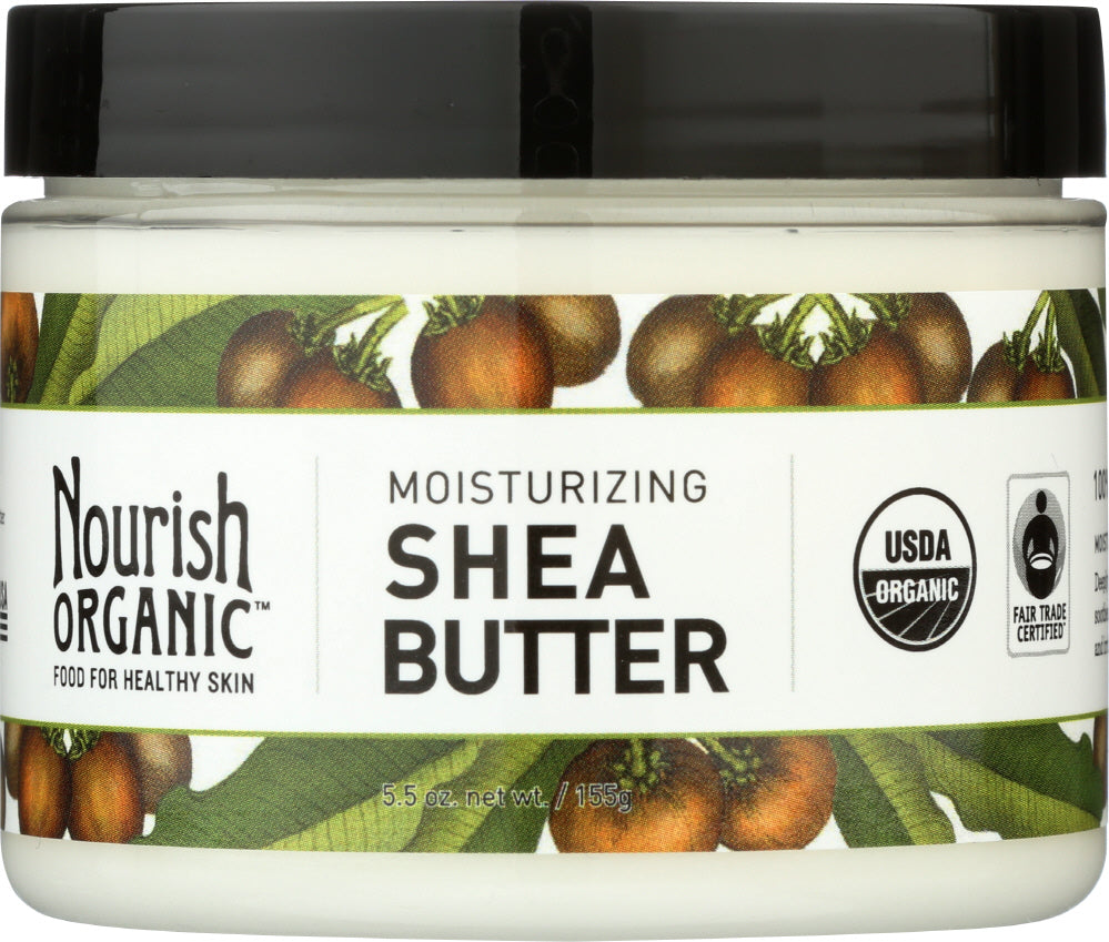 NOURISH ORGANIC: Intensely Moisturizing Shea Butter, 5.5 oz