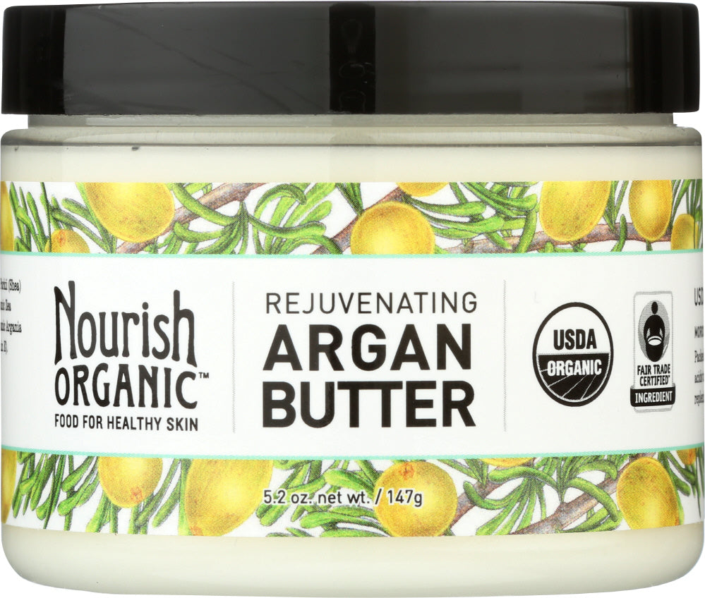 NOURISH ORGANIC: Rejuvenating Argan Butter, 5.2 oz