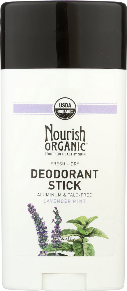 NOURISH: Organic Fresh & Dry Deodorant Lavender Mint, 2.2 oz