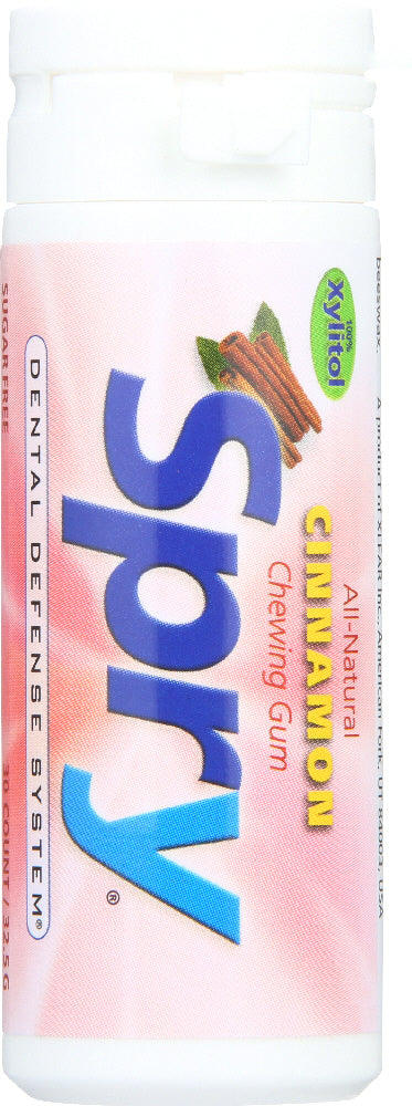SPRY: Chewing Gum Cinnamon, 30 Pieces