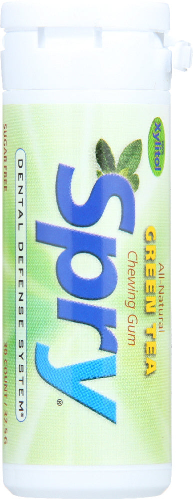 SPRY: Chewing Gum Green Tea, 30 Pieces