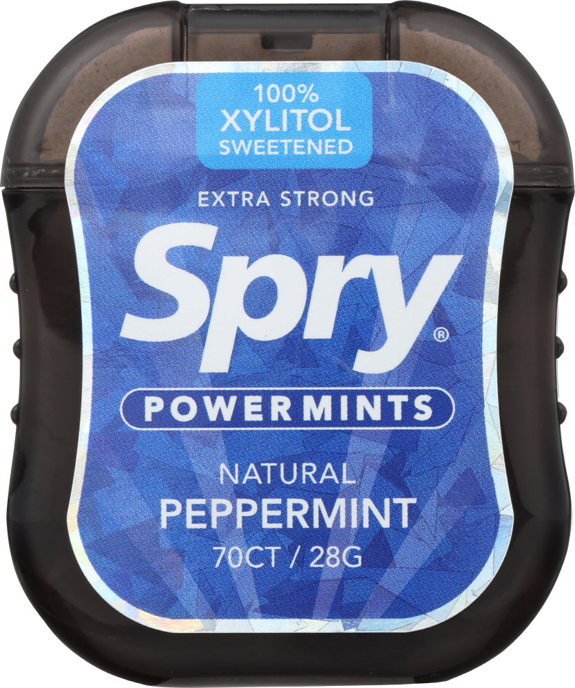 SPRY: Peppermint Xylitol Power Mints, 70 ct