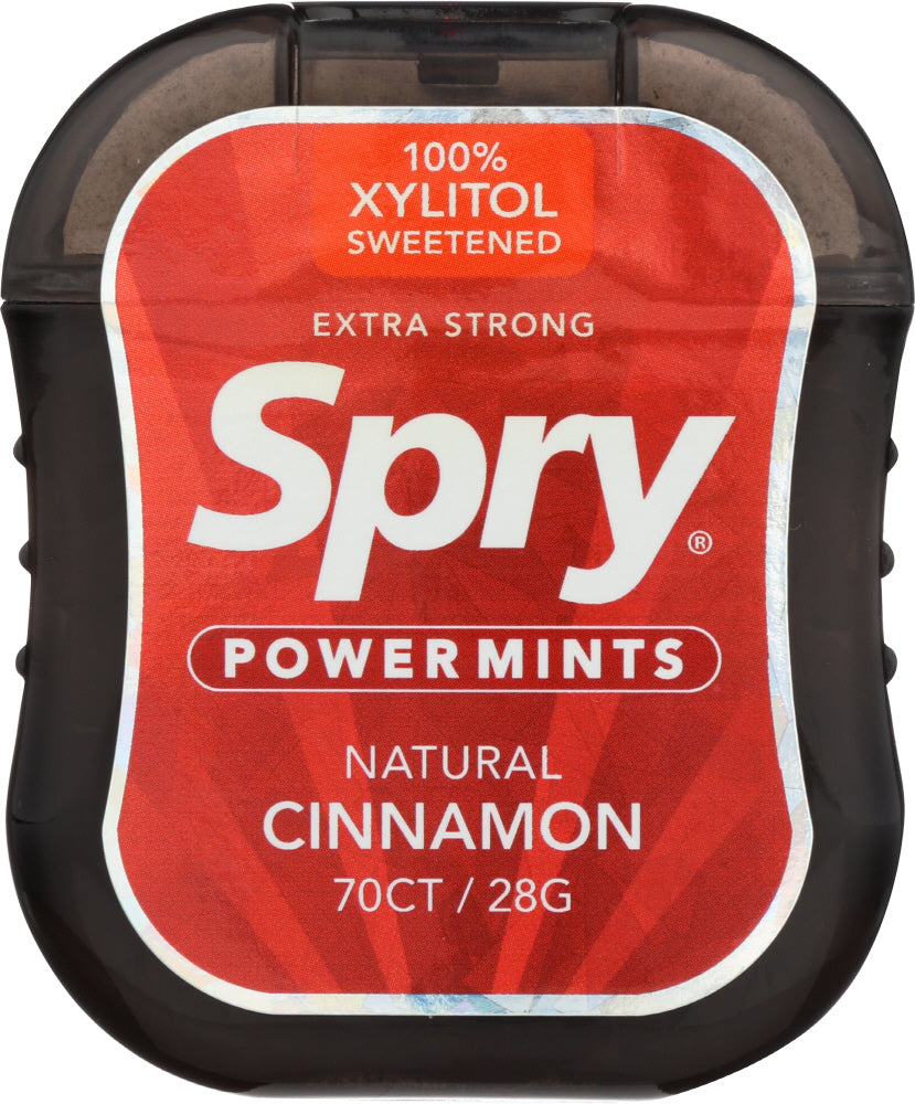 SPRY: Cinnamon Xylitol Power Mints, 70 pc
