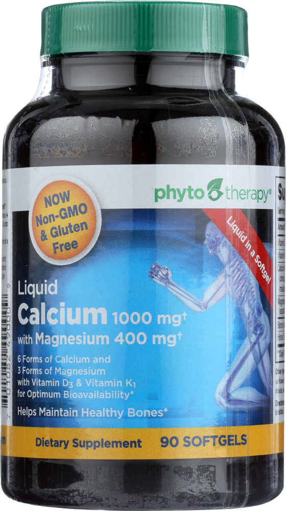 PHYTO THERAPY: Calcium Liquid, 90 softgels
